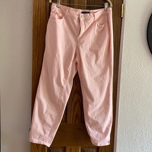 Pink jeans